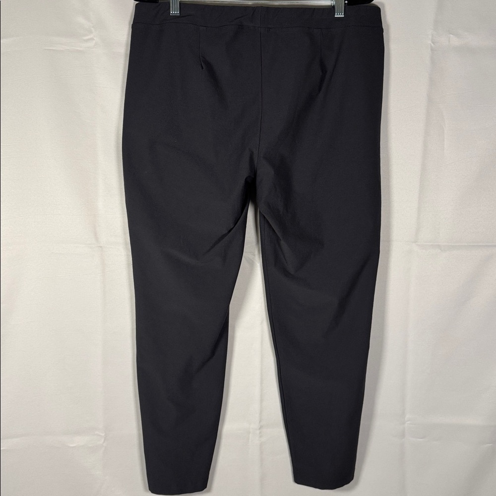 Eileen Fisher NWT Slim Ankle Charcoal Dress Pants washable - Picture 3 of 10